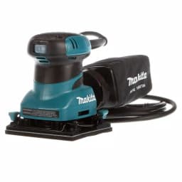 Makita 2 Amp Corded 1/4 Sheet Finishing Sander with Sanding Paper and Dust Bag thumbnail 1