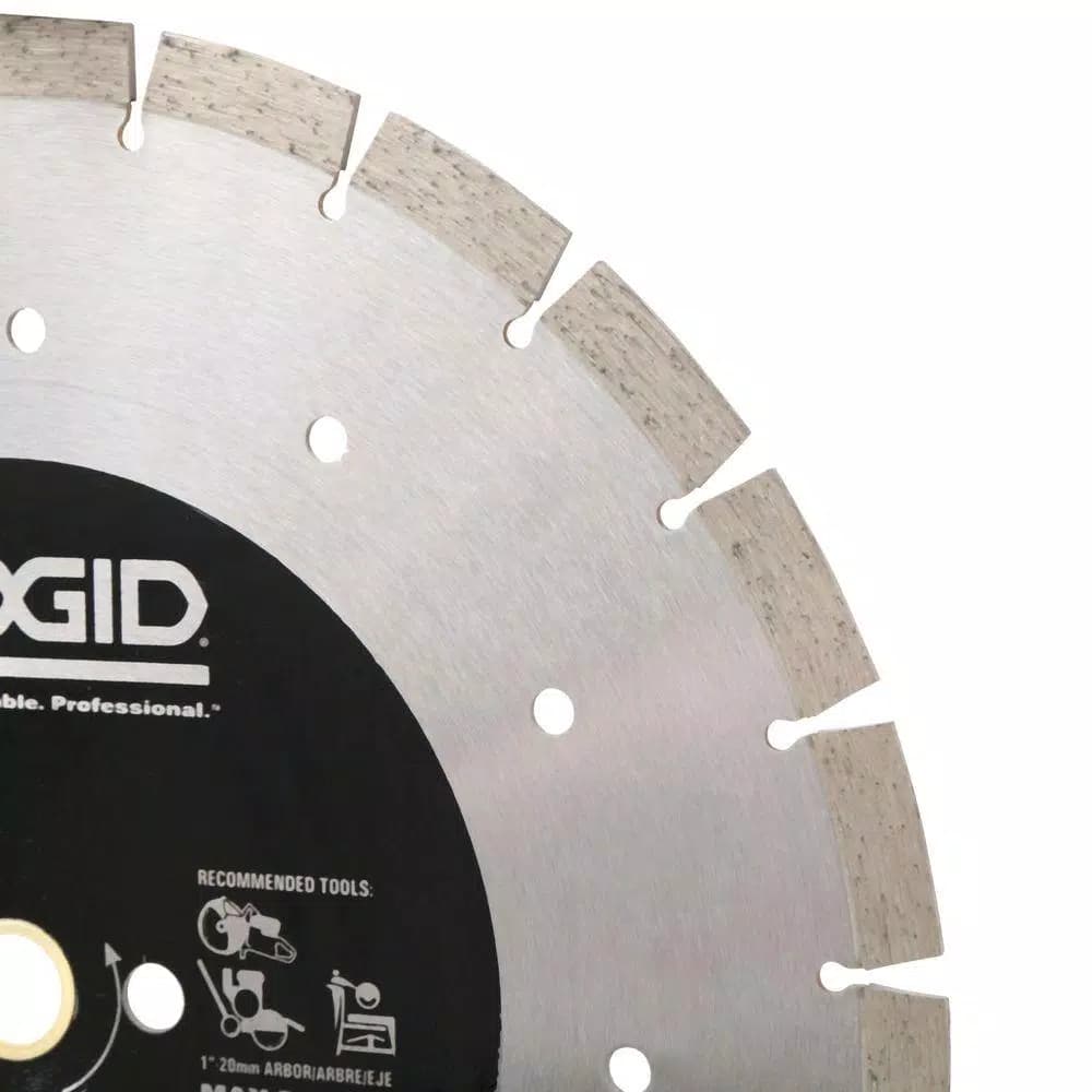 RIDGID 14 in. Jumbo Segmented Diamond Blade for Masonry and Concrete