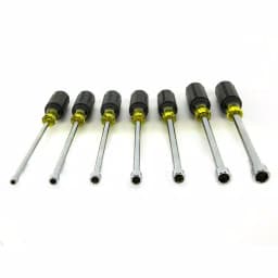 Klein Tools 7-Piece Hollow Shaft Nut Driver Set with Cushion-Grip Handles thumbnail 4