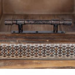 Kate and Laurel Bayport Brown Decorative Nested Wooden Tray Set of 2 - Farmhouse Style thumbnail 4