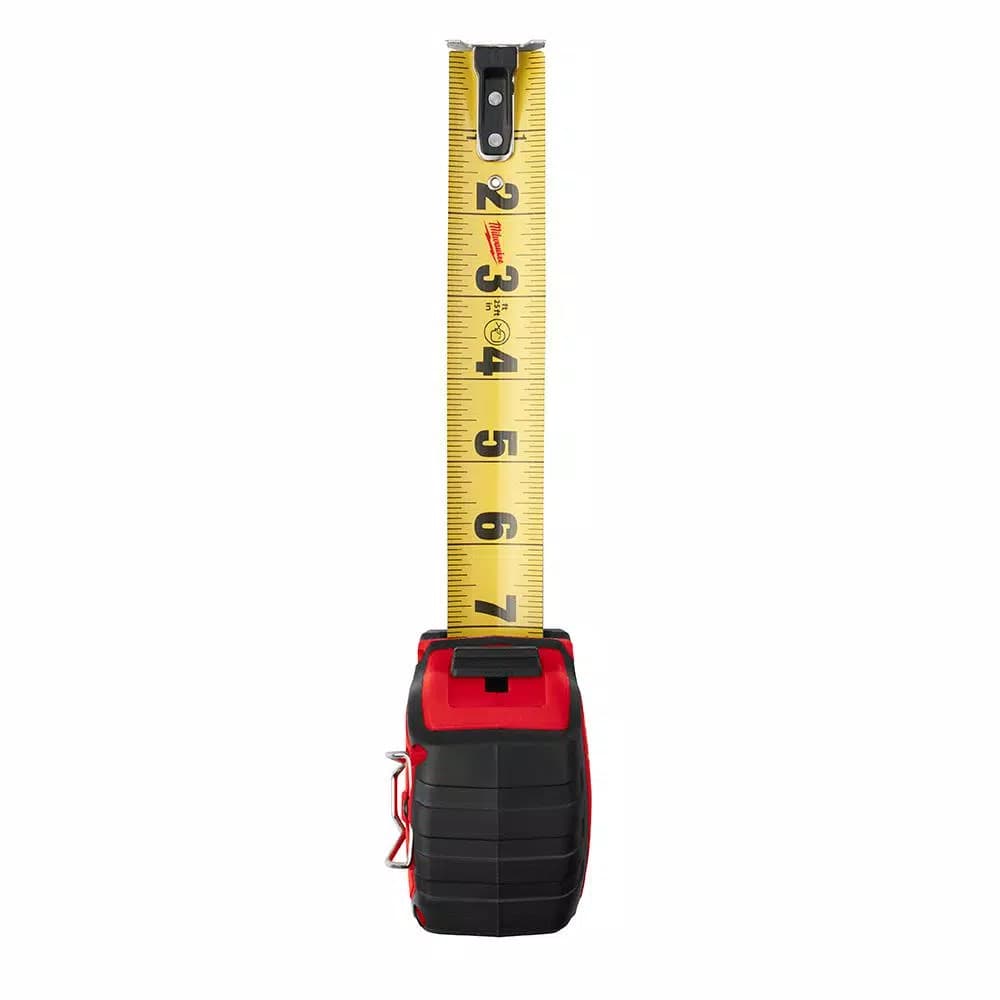 Milwaukee 25 ft. Wide Blade Magnetic Tape Measure with 17 ft. Reach