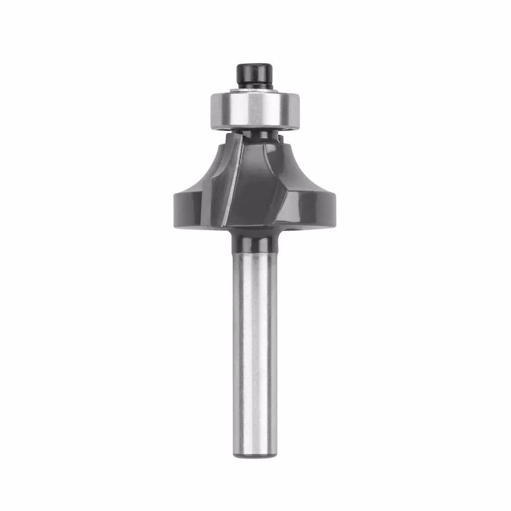 RYOBI 4-Piece Decorative Router Bit Set with Carbide Tipped Edges
