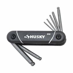 Husky 17-Piece Folding Ball-End Hex Key Set, SAE and Metric thumbnail 4
