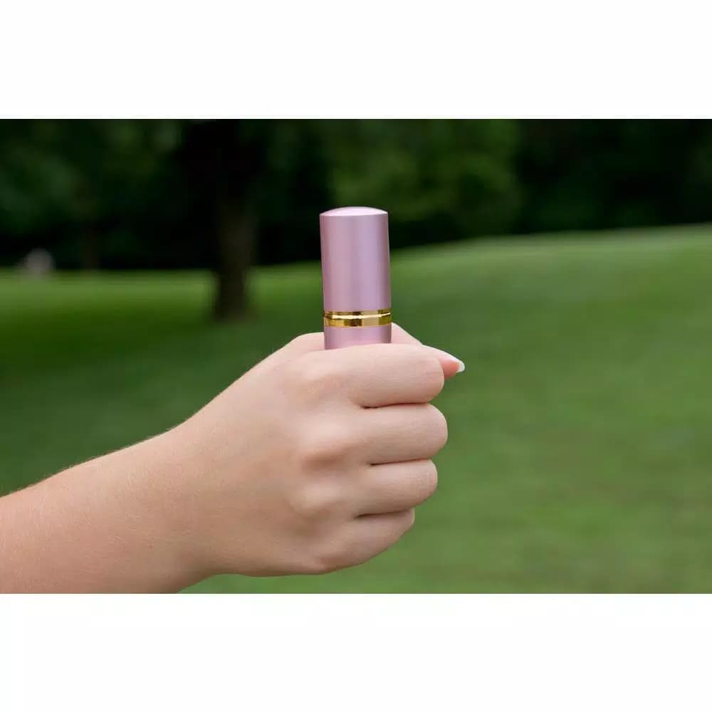 SABRE Lipstick Pepper Spray Personal Defense Spray - Pink Discreet Design