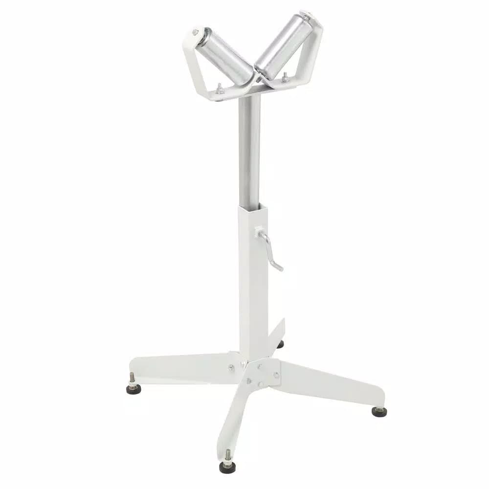 HTC Heavy Duty 22 in. x 32 in. Adjustable V-Roller Pipe Stand, 500 lbs. Capacity
