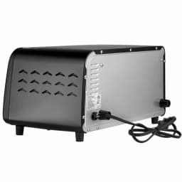 Courant 4-Slice Countertop Toaster Oven with Bake and Broil Functions, Black thumbnail 2
