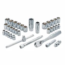 DEWALT 3/8 in. Drive 34-Piece Combination Socket Set with Ratchet, Metric & SAE thumbnail 3