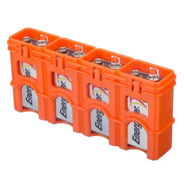 Storacell by Powerpax Slim Line 9-Volt Battery Organizer and Dispenser