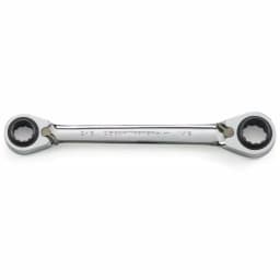 GearWrench 2-Piece Quadbox Reversible Ratcheting Wrench Set, SAE thumbnail 2