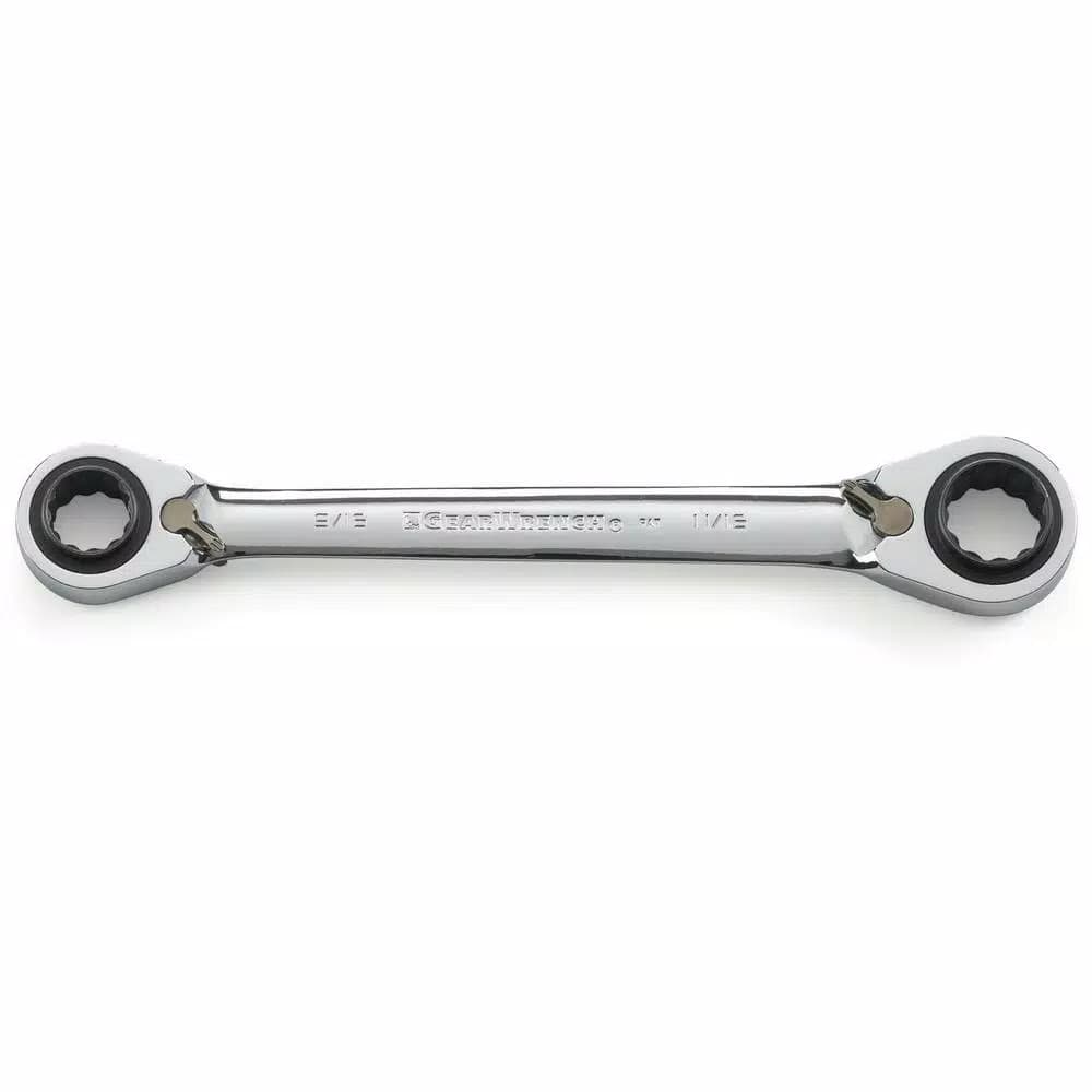GearWrench 2-Piece Quadbox Reversible Ratcheting Wrench Set, SAE