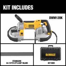 DEWALT 10 Amp Portable Deep Cut Band Saw Kit with Case thumbnail 2