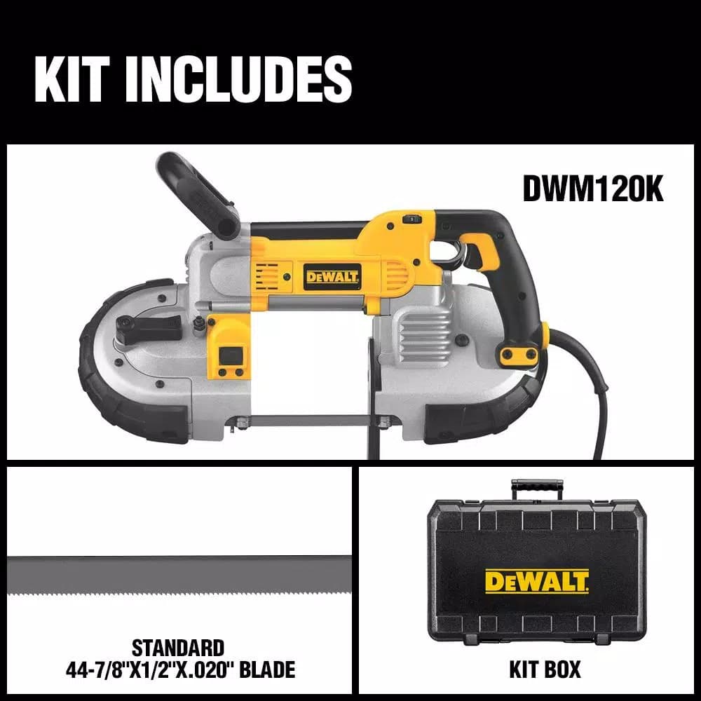 DEWALT 10 Amp Portable Deep Cut Band Saw Kit with Case
