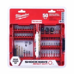 Milwaukee Shockwave Impact Duty Driver Steel Bit Set, 50-Piece thumbnail 3