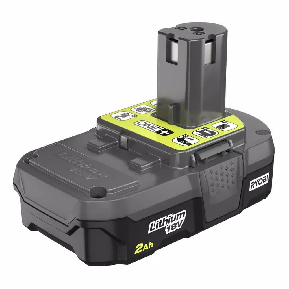 RYOBI 18V ONE+ 2.0 Ah Compact Lithium-Ion Battery