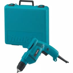 Makita 6408K 3/8 in. Corded Variable Speed Drill with Keyless Chuck and Hard Case thumbnail 1