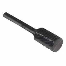 Drill America 3/16 in. x 5/8 in. Cylindrical Radius End Solid Carbide Burr, 1/4 in. Shank thumbnail 2