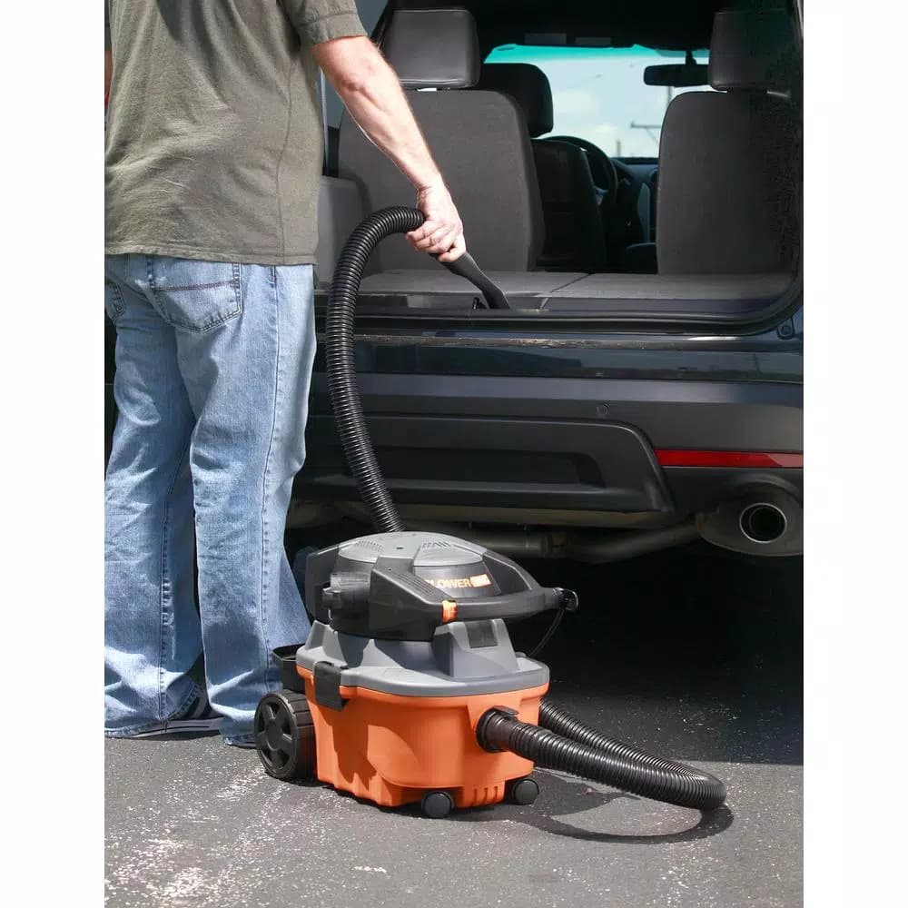 RIDGID 4 Gal. 6.0 Peak HP Wet/Dry Vacuum with Detachable Handheld Blower