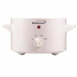 Brentwood Appliances SC-115W 1.5 Qt. Slow Cooker, White thumbnail 6