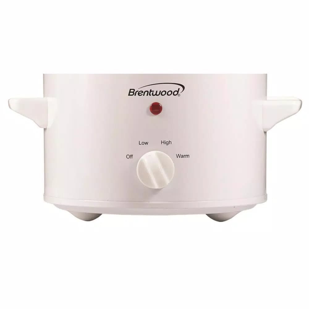 Brentwood Appliances SC-115W 1.5 Qt. Slow Cooker, White