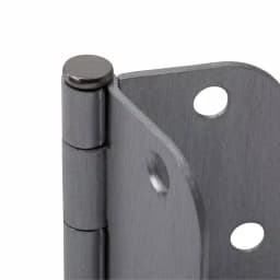 Hardware Essentials 3-1/2 in. Satin Chrome Residential Door Hinge, 5/8 in. Radius, Full Mortise (9-Pack) thumbnail 2