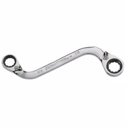 GearWrench 3/4 in. x 7/8 in. Reversible S-Shaped Double Box Ratcheting Wrench thumbnail 1