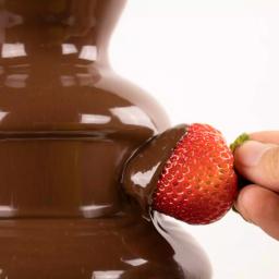 Nostalgia 4-Tier Chocolate Fondue Fountain with Stainless Steel Base, 2 lb. Capacity thumbnail 9