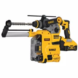 DEWALT 20V MAX XR Brushless SDS Plus L-Shape Rotary Hammer Kit with Dust Extractor & (2) 6.0 Ah Batteries thumbnail 2
