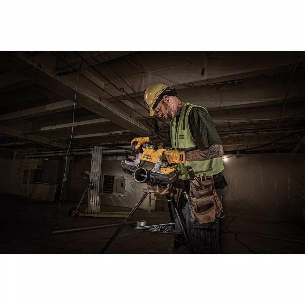DEWALT 20V MAX XR Cordless Brushless Deep Cut Band Saw and 1-1/2 in. Die Grinder Combo Kit