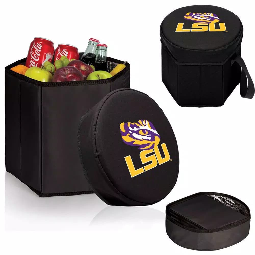 Picnic Time LSU Tigers 12 Qt. Bongo Collapsible Soft-Side Cooler - Black