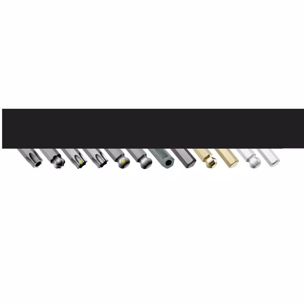 Bondhus 10-Piece SAE Ball End Long Arm L-Wrench Set with BriteGuard Finish
