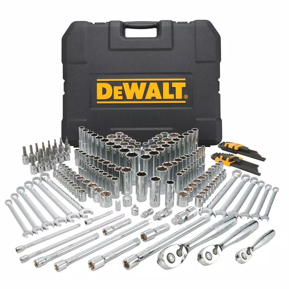 DEWALT 269-Piece Mechanics Tool Set with 65-Piece Impact Ready Accessory Set