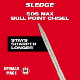 Milwaukee 16 in. SDS-Max SLEDGE Steel Bull Point Chisel Bit thumbnail 4