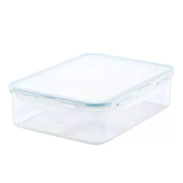 Lock & Lock Purely Better 132 oz Rectangular Food Storage Container, Tritan Plastic, Clear