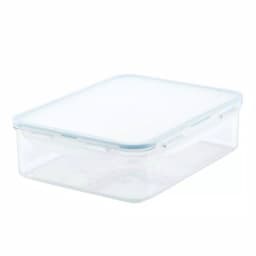 Lock & Lock Purely Better 132 oz Rectangular Food Storage Container, Tritan Plastic, Clear thumbnail 1