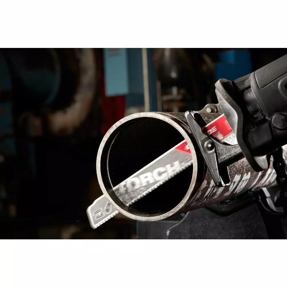 Milwaukee 6 in. 7 TPI The TORCH Carbide & Nitrus Carbide Reciprocating Saw Blade 4-Pack