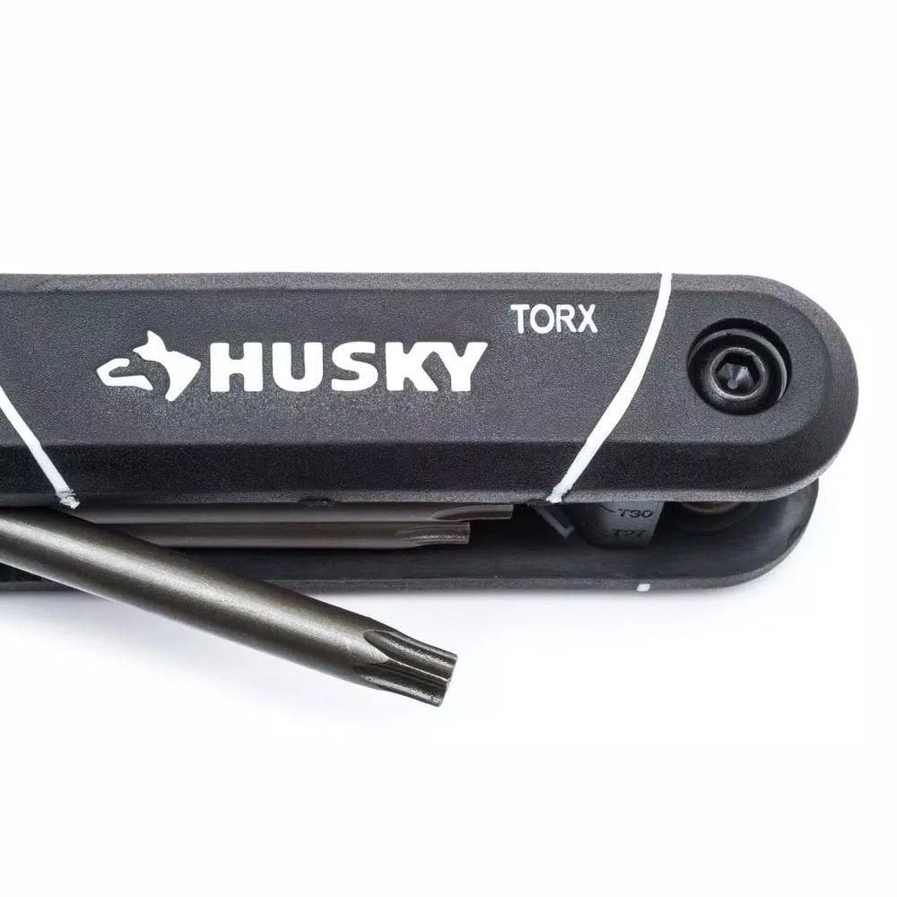Husky 8-Piece Torx Mini Precision Folding Hex Key Set