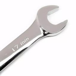 GEARWRENCH 12-Piece Metric Flex-Head Ratcheting Combination Wrench Set with Roll Pouch thumbnail 5