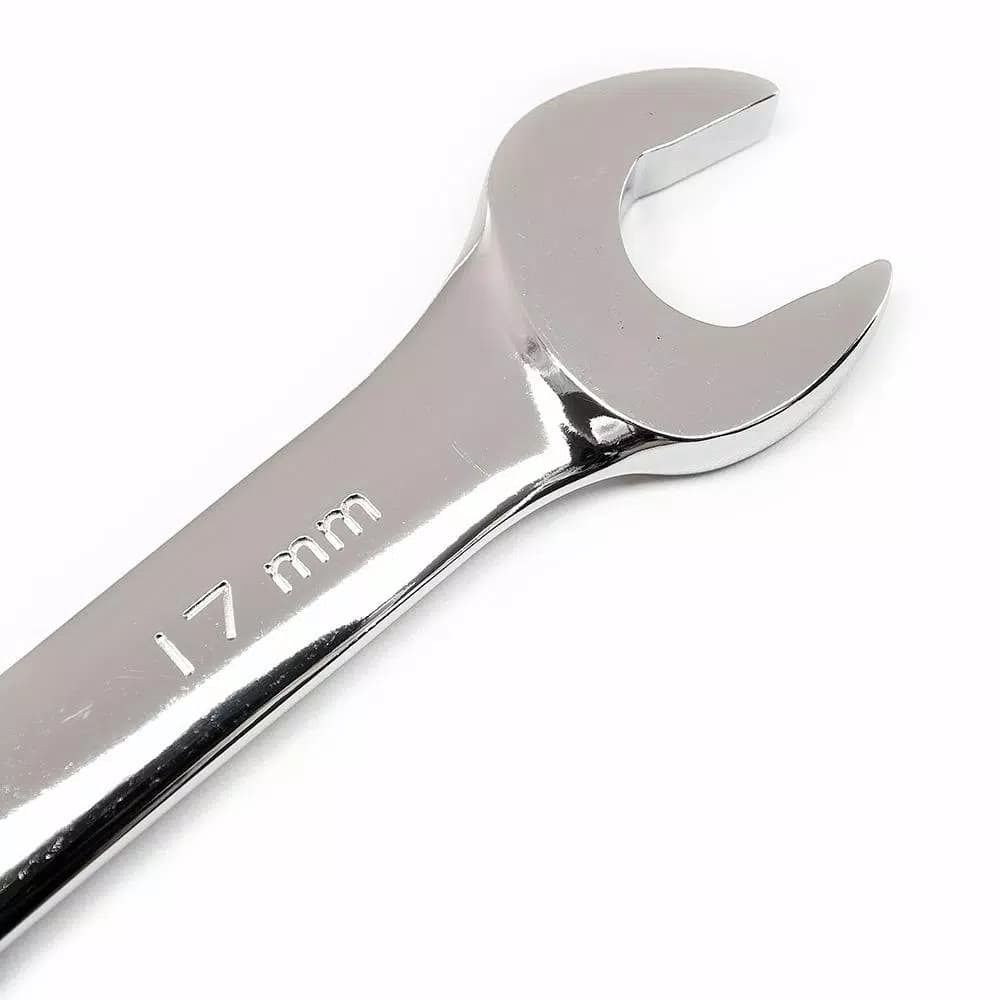 GEARWRENCH 12-Piece Metric Flex-Head Ratcheting Combination Wrench Set with Roll Pouch