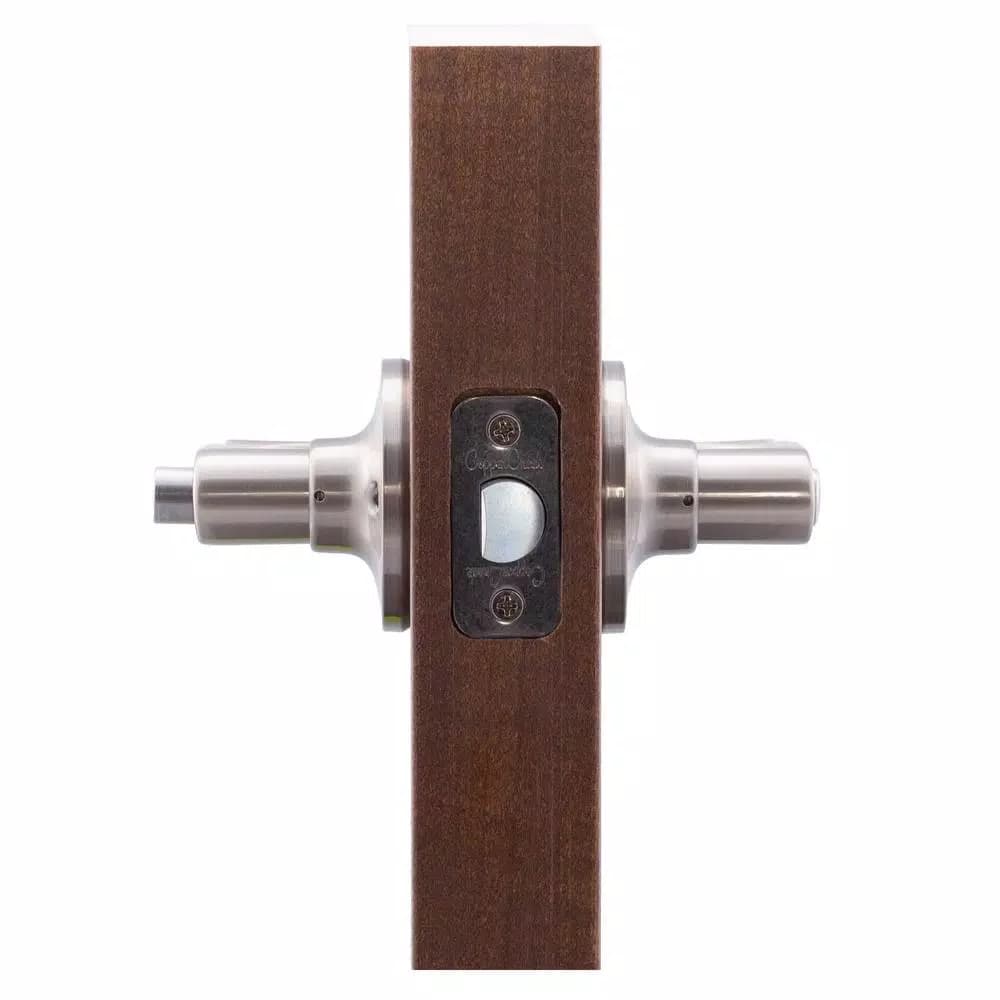 Copper Creek Erin Satin Stainless Keyed Entry Door Lever