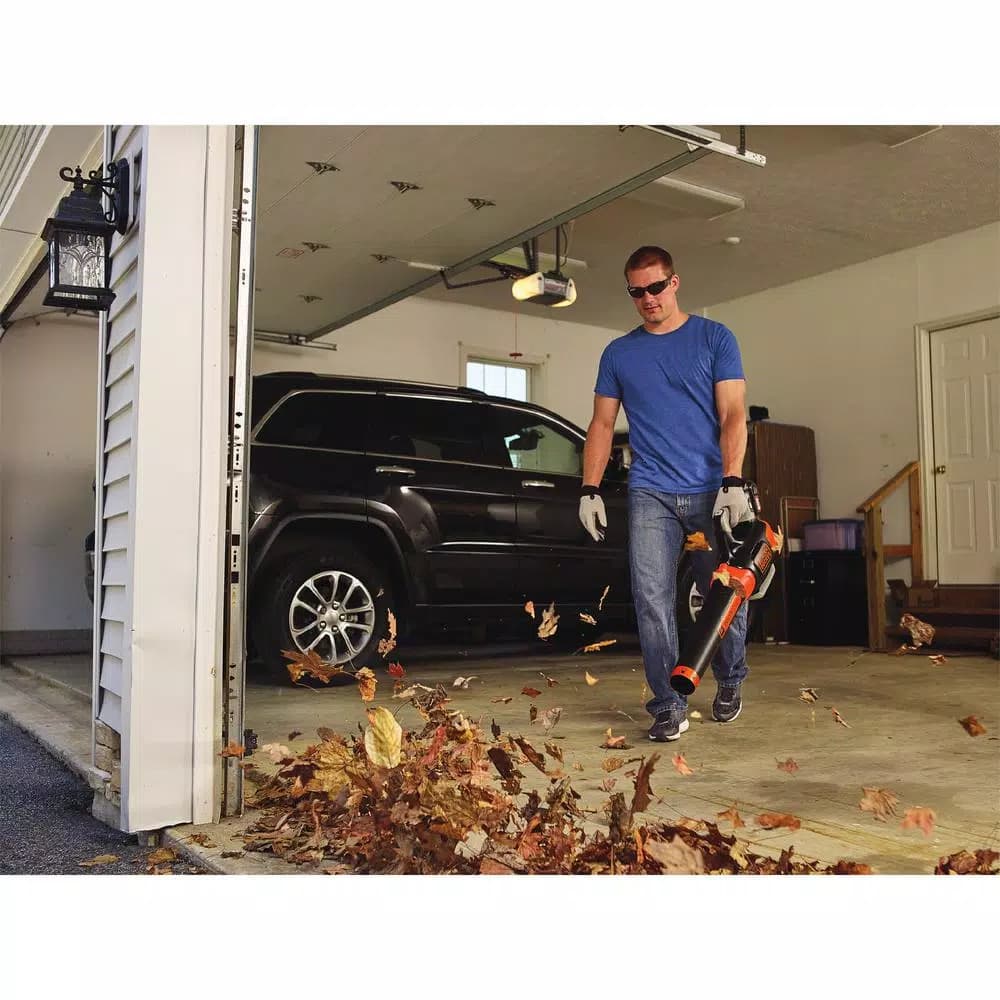 BLACK+DECKER 60V MAX Cordless Handheld Leaf Blower (400 CFM, 100 MPH) with Bonus 2-in-1 String Trimmer and Edger