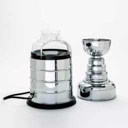 Pangea Brands NHL Stanley Cup 3 oz. Electroplated Silver Countertop Hot Air Popcorn Popper thumbnail 4