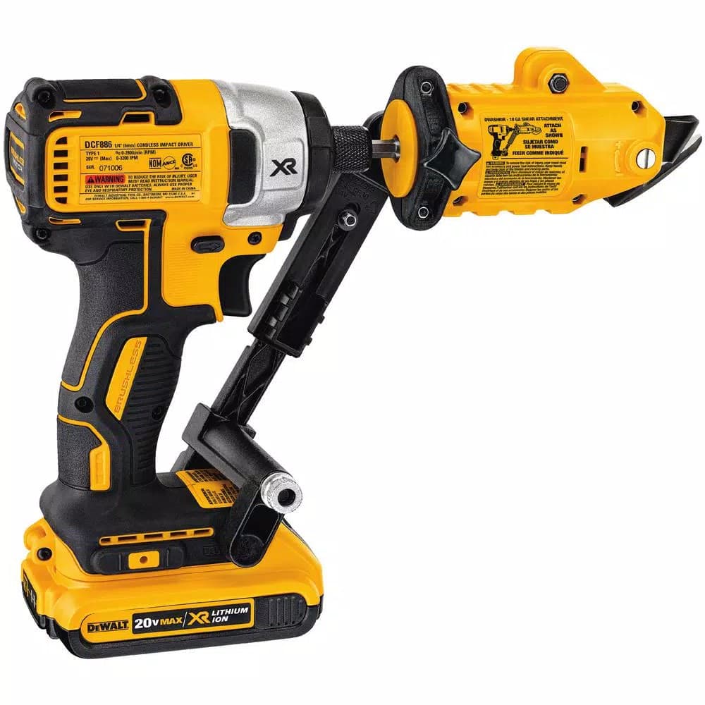 DEWALT Impact Ready 18-Gauge Shears Attachment for Impact Drivers and Drills