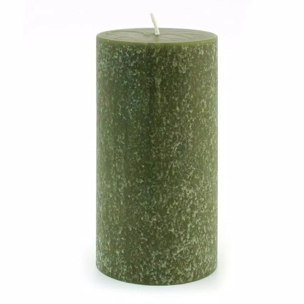 ROOT CANDLES A.I. Root Timberline Dark Olive Pillar Candle, 3 x 6 in.