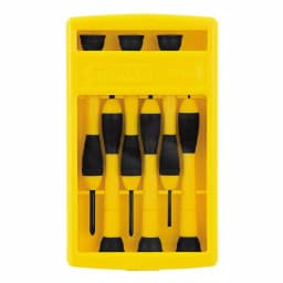 Stanley 6-Piece Precision Screwdriver Set with Swivel-Head Handles and Storage Case thumbnail 1