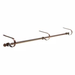 Haute Decor MantleClip Stocking Holder Set with Expandable Rod, Oil-Rubbed Bronze (4-Pack) thumbnail 1
