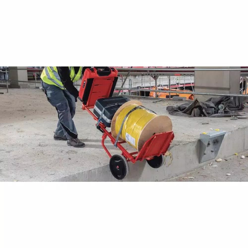 Hilti REDiPAK Folding Hand Truck/Dolly with 3-Shelves and Straps, 330 lbs Capacity