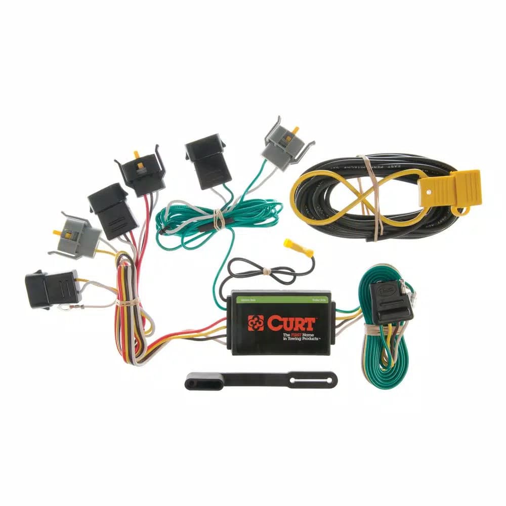 CURT Custom Vehicle-Trailer Wiring Harness, 4-Way Flat, for Ford Explorer & Mountaineer