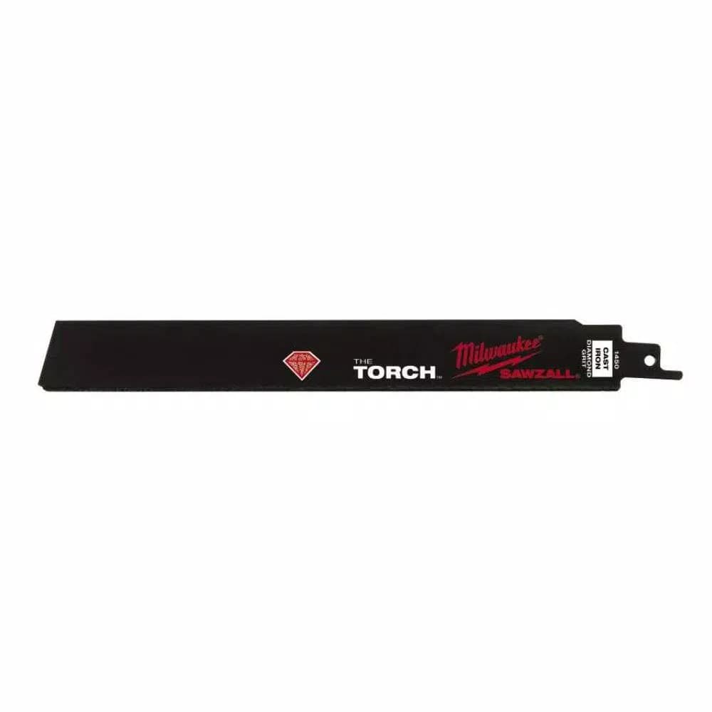 Milwaukee 9 in. Diamond Grit TORCH Reciprocating Saw Blade