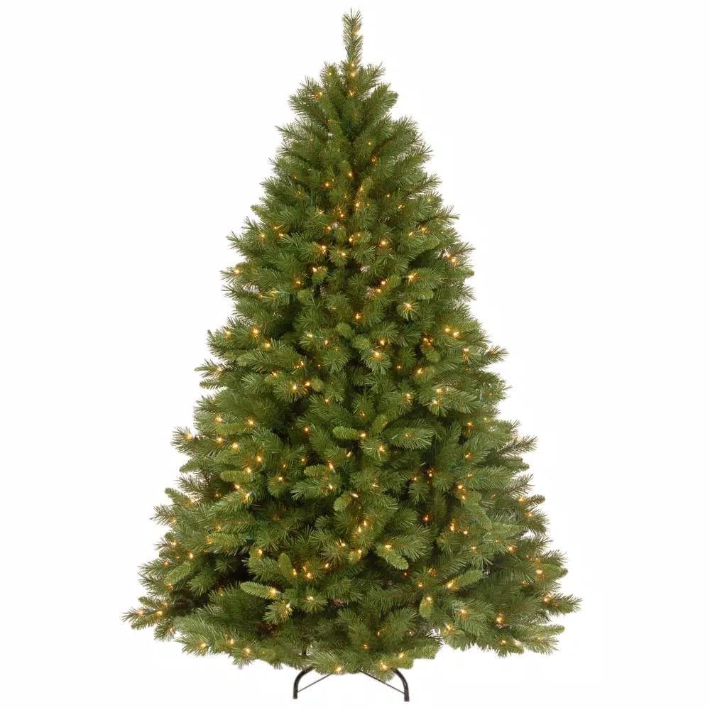 National Tree Company 7.5 ft. Winchester Pine Prelit Artificial Christmas Tree with 500 Clear Warm Lights