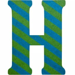 Jeff McWilliams Designs 23 in. Oversized Unfinished Wood Letter (H) - Industrial Style Wall Decor thumbnail 3